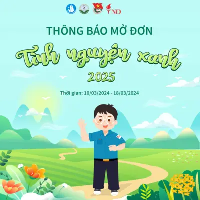 TÌNH NGUYỆN XANH 2025: LAN TỎA YÊU THƯƠNG ĐẾN CỘNG ĐỒNG
